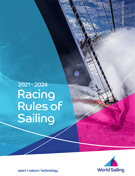 Cover of the 2021-2024 Racing Rules of Sailing from World Sailing