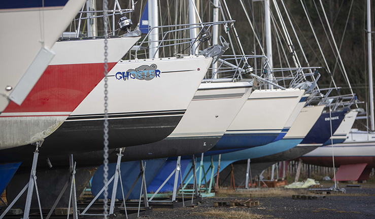 Travel for winter maintenance ops boats is restricted during the latest lockdown measures imposed due to Covid-19...RYA Scotland today issues guidance to help the boating community during this time. . .Image Credit: Marc Turner