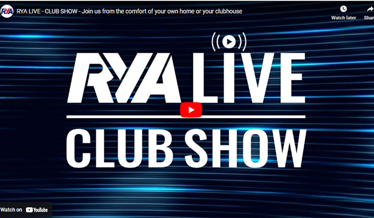 Graphics from RYA Live - Club Show online video 