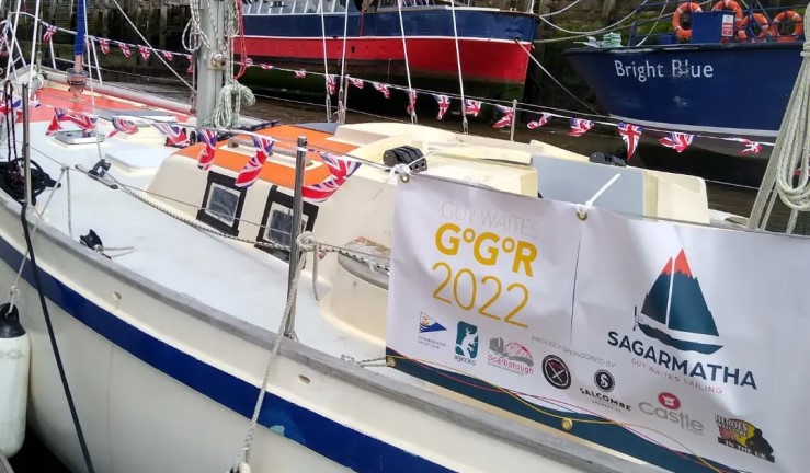 Golden Globe Race entrant Guy Waites' yacht Sagarmatha.