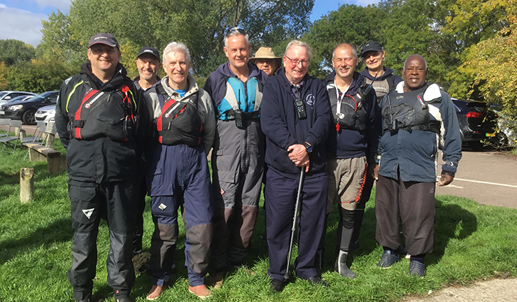 LRYSA instructors celebrate clubhouse at John Merricks Lake near Leicester