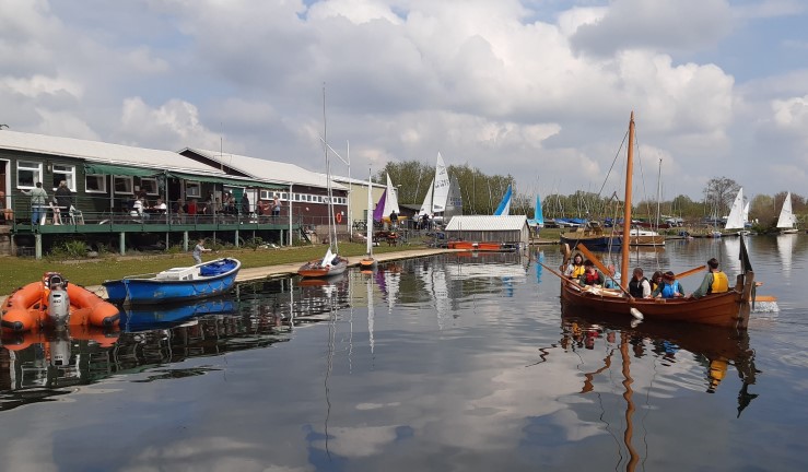 Variety of on the water activities at Middle Nene SC