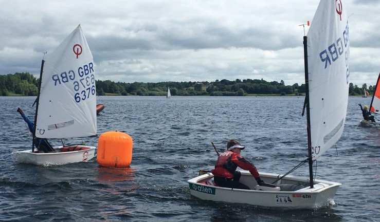 Midlands BYS Regional Junior Champs 2022, Optimist and Tera sailors competing at Draycote Water SC. 