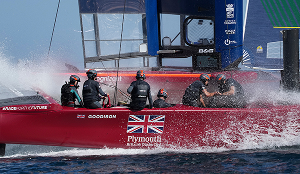 SailGP boats in action, Team Great Britain