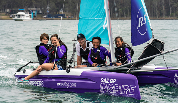 SailGP boats in action, Team Great Britain