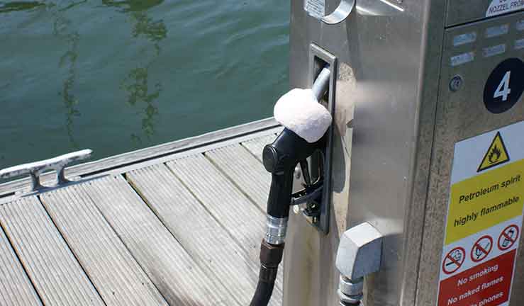 Various images for InBrief newsletter - Boat cleaning, fuel collar and recycling point
