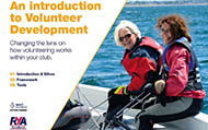 The cover of the RYA Scotland Volunteer Development Framework document