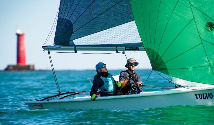 2018 Para Sailing World Championship, Sheboygan, Wisconsin, USA. Over 90 competitors from 39 nations in three classes — Hansa 303, 2.4m OD, and RS Venture — competing from 18 September to 22 September 2018. The host, Sail Sheboygan & SEAS, is located on the water of Lake Michigan, the fourth largest fresh water lake in the world.