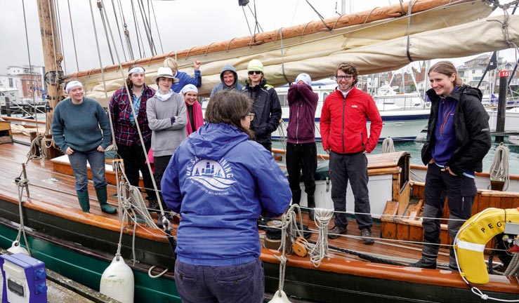 Selection of Sail Training images featuring Skippers 