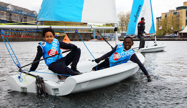 Two OB sailors in London 