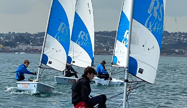 Sailors on the water at CPD event