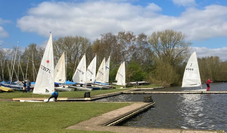 Boats launching at Tamworth SC