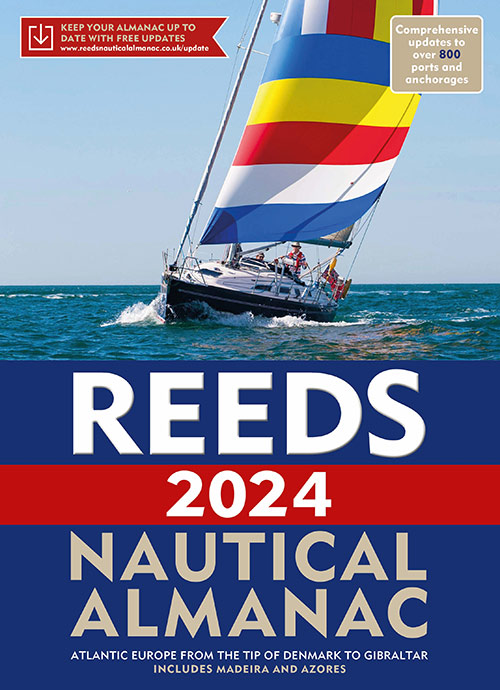 cover of reeds 2024 nautical almanac 