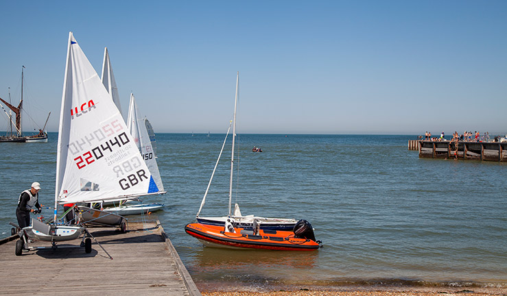 sailing club in action