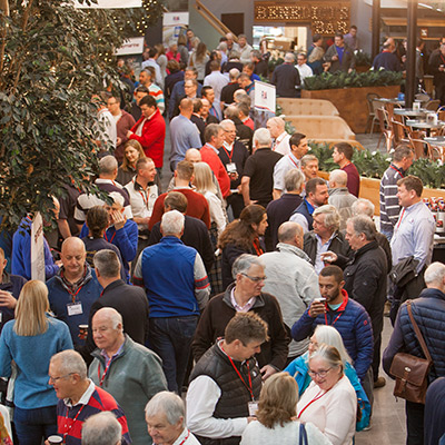 wide shot of a large crowd of attendees at last years training conference