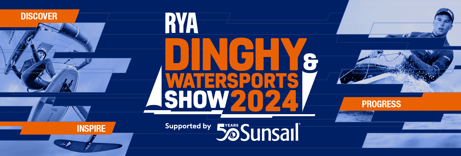Welcome to the RYA 2024 Dinghy and Watersports show supported by Sunsail