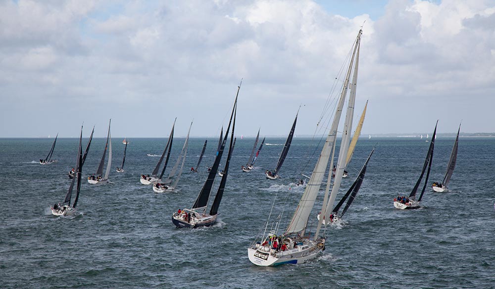 Image of racing fleet