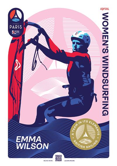 BST-Paris-2024---A3-Poster---Emma-Wilson---iQFoil