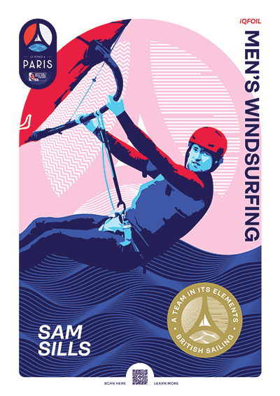 BST-Paris-2024---A3-Poster---Sam-Sills---iQFoil