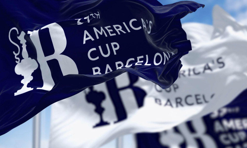 Flags flying for America's Cup