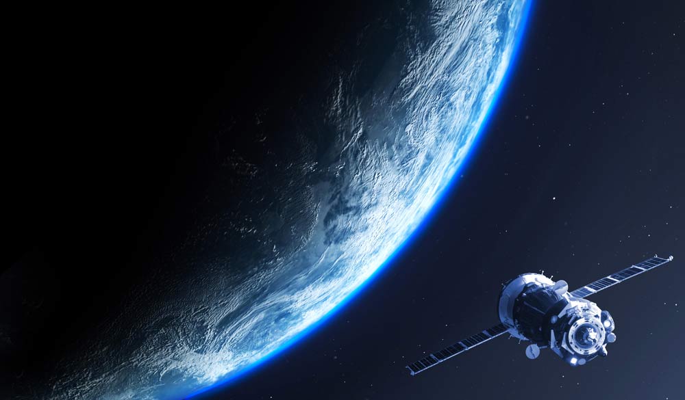 satellite in space