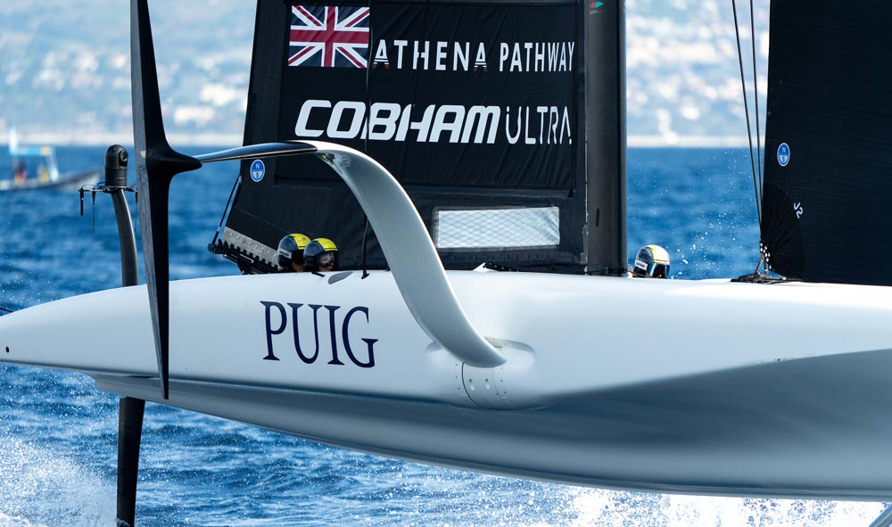 America's cup competition on the water