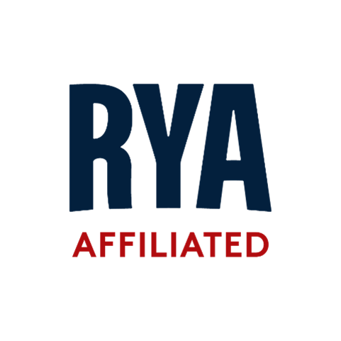 RYA logo with text stacked on top