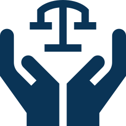 Warning icon with a magnifying
          glass on top