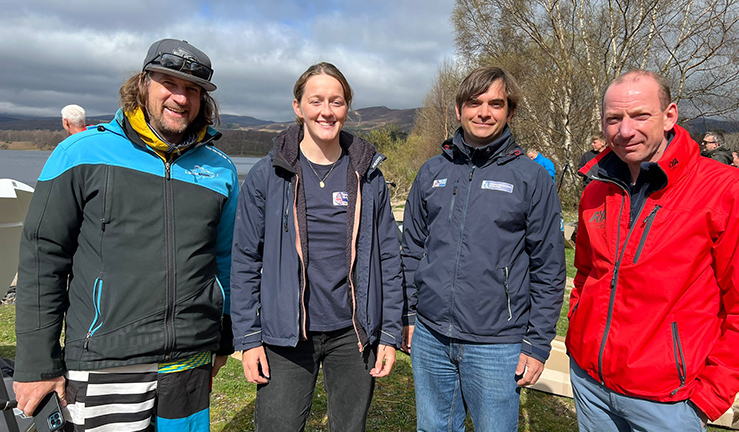 Islay Watson of the British Sailing Team returns to her club at Loch Insh to provide some coaching on IQFoil windsurfers gifted through RYA Scotland to Scottish Windsurfing clubs.