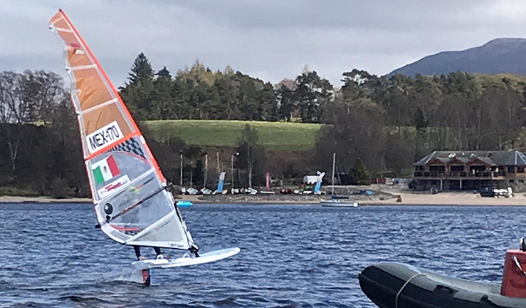 Islay Watson of the British Sailing Team returns to her club at Loch Insh to provide some coaching on IQFoil windsurfers gifted through RYA Scotland to Scottish Windsurfing clubs.