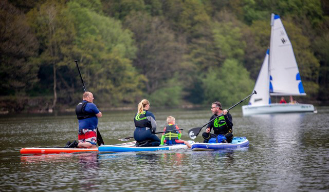 RYA Club of the Year Award Rudyard Lake Sailing Club paddleboarding