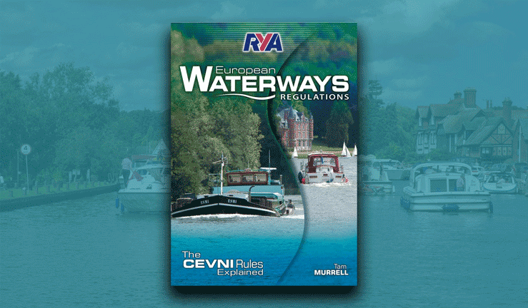New edition of RYA Inland Waterways Regulations - The CEVNI rules explained book cover