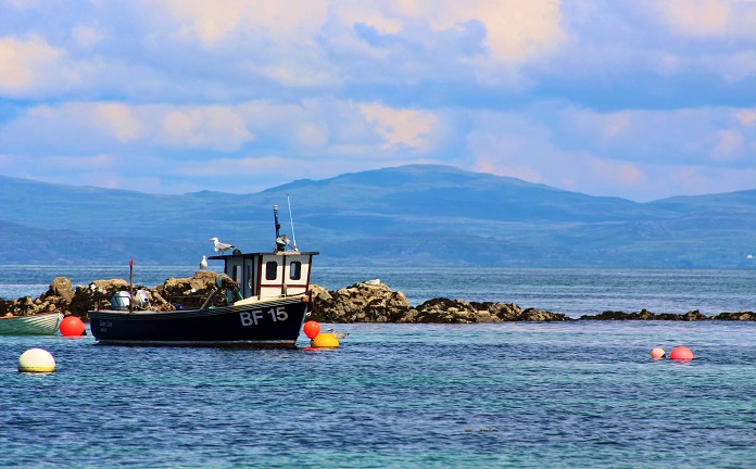 Fishing boat in the Outer Hebrides