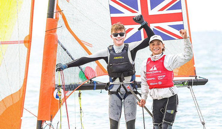 Charlie Dixon, Santi Sesto Cosby and Leo Wilkinson bring home medals for Brits at sailing’s Youth World Championships