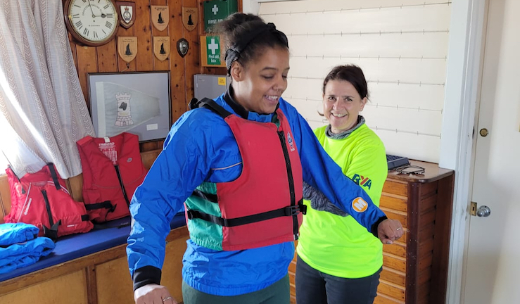 Discover Sailing at GSC getting ready