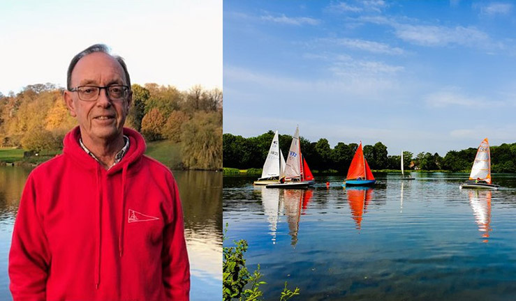 RYA Volunteer Award recipient Ian Cowdale at Himley Hall SC 