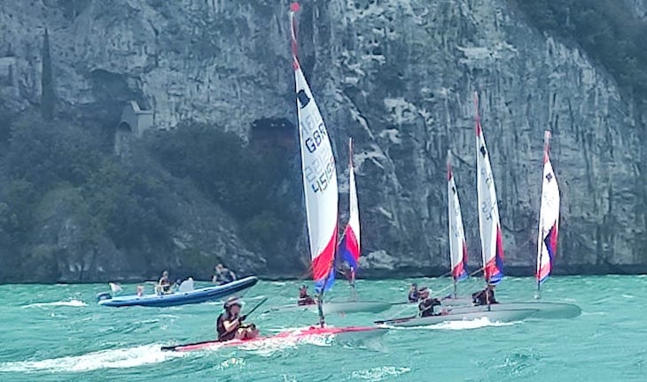 Emily Campbell at Lake Garda