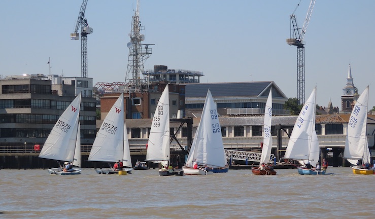 Race start at Gravesend SC