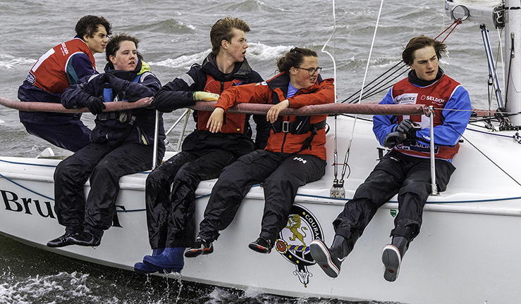 Image showing the RYA Scotland BKL Youth Keelboat Weekend at Port Edgar