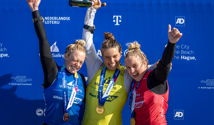 Britain’s kite girls Sailing World Championships