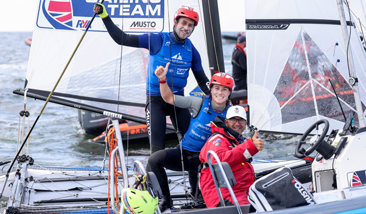 Britain's Kite girls sailing world championships