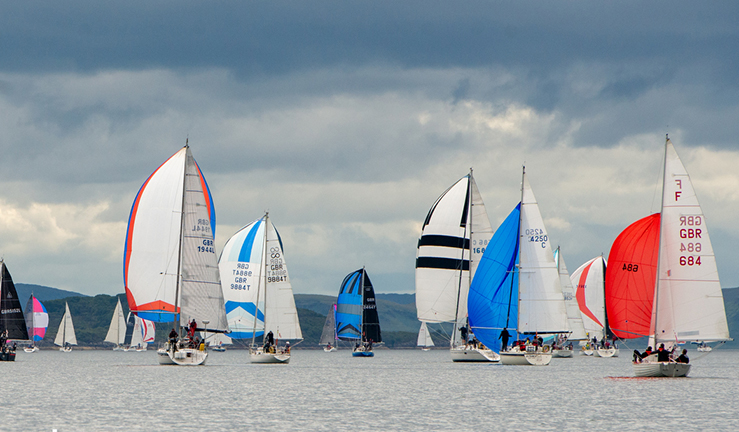 Keelboat racing in Scotland