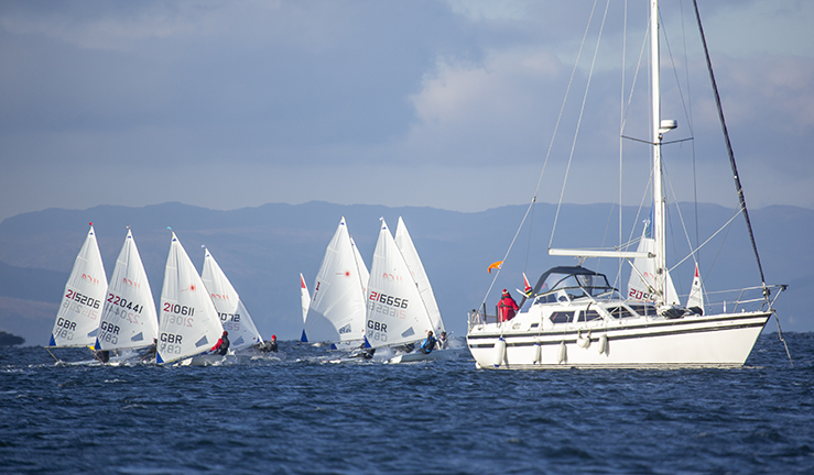 Sailing and WIndsurfing action at the winter Champs