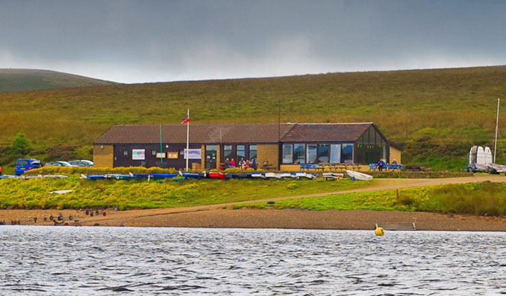 Pennine Sailing Club view from the water