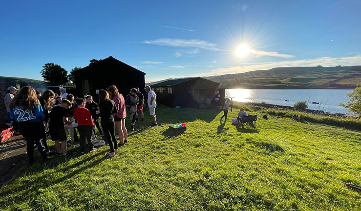 Teesdale SWC hosts BBQ on shore for UTASS visit 2022