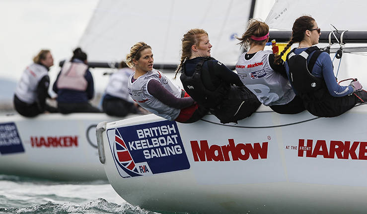 Women's Match Racing Championships in 2019 with both Ali Morrish and Emily Robertson taking part.