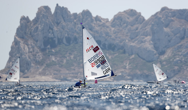 GBR ILCA at Marseille test event