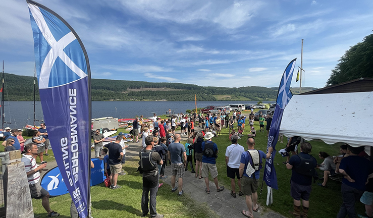 RYA Scotland Youth and Junior Championships at Loch Tummel Sailing Club as part of the British Youth Sailing Regional Junior Championships. 