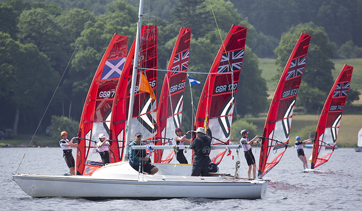RYA Scotland Youth and Junior Championships at Loch Tummel Sailing Club as part of the British Youth Sailing Regional Junior Championships. 