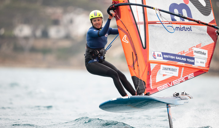 Emma Wilson IQfoil windsurfer